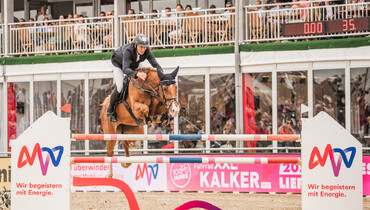 Andre Thieme and DSP Chakaria with a home win in the CSIO3* 1.60m Die Badenia Grand Prix of MVV