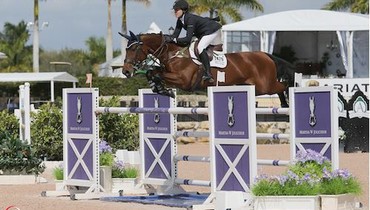 Brianne Goutal and Ballade van het Indihof top Ruby et Violette WEF Challenge Cup round 5