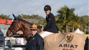 Brianne Goutal and Ballade van het Indihof win Ariat® Grand Prix CSI 3*
