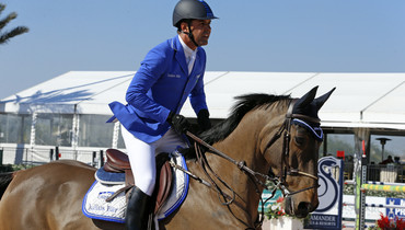 The horses and riders for the CSI5* Longines Athina Onassis Horse Show