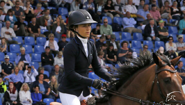 Irma Karlsson and Chacconu top the CSI4* 1.60m Grand Prix Deutschen Kreditbank AG DKB in Gross Viegeln