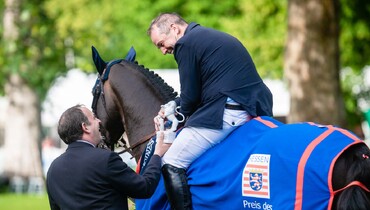 Cian O’Connor and Taj Mahal take the top honours in the CSI4* 1.50m Preis des Hessischen Ministerpräsidenten in Wiesbaden