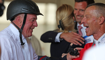 Swiss celebration in the Longines FEI Jumping Nations Cup™ of St. Gallen