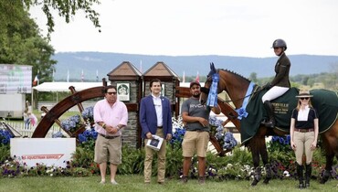 Amanda Derbyshire & Cornwall BH storm to the top of the $74,000 DJL Equestrian Services FEI 4* Upperville Welcome Stakes