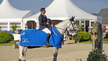 Christophe Vanderhasselt and Arthuro de Sarlar Z top Thursday's CSI4* 1.50m Prize Jos Lansink Sporthorses at Sentower Park