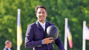Luiz Francisco de Azevedo and Nashville take the top honours in Friday's CSI4* 1.45m Prize Zangersheide at Sentower Park
