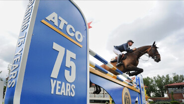 Canada's Mario Deslauriers wins the ATCO Cup at Spruce Meadows