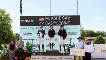 Molly Ashe Cawley and Cappuccino 194 cap off Split Rock Hunter Jumper with win in $100,000 Lugano Diamonds 1.55m Grand Prix CSI3*