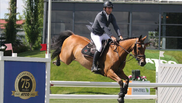Jordan Coyle and Picador win the ATCO CSI2* Grand Prix at Spruce Meadows