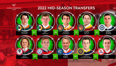 World number one & World Cup winner Martin Fuchs, European Champion André Thieme and Pan American Games winner Marlon Zanotelli join GCL in mid-season transfers