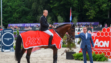 Willem Greve and Highway M TN open CHIO Rotterdam with a home win in the CSIO5* 1.55m AON Prize