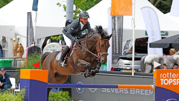 Julien Epaillard and Donatello d'Auge win the CSIO5* 1.50m Severs Breeman Prize at CHIO Rotterdam