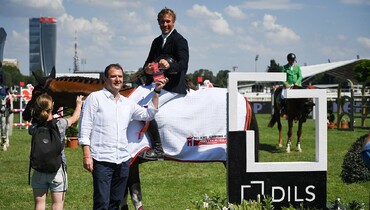 David Will and Zaccorado Blue win Saturday's CSI4* 1.50m at Frecciarossa Milano Jumping Cup