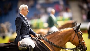 Roger Yves Bost and Bluemuch des Baleines best in Tuesday's STAWAG opening 1.45m at CHIO Aachen