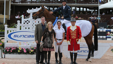 Kent Farrington and Waomi top $85,000 Suncast® 1.50m Championship Jumper Classic at the 2015 WEF