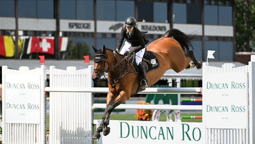 Jacqueline Steffens takes a home win at Spruce Meadows on Canada Day