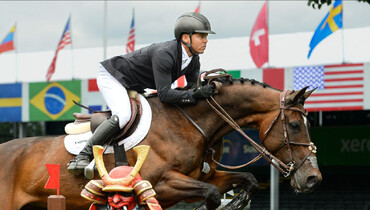 Farrington and Orafina win the Canadian Utilities Cup at Spruce Meadows 'Pan American'
