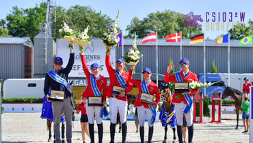 Germany wins the Longines EEF Series semi-final in Budapest