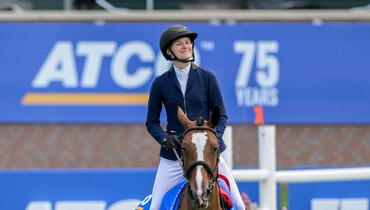 Hilary McNerney and Astilbe win the CSI5* 1.50m ATCO Cup at Spruce Meadows