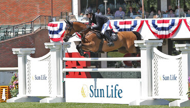 Sam Walker youngest winner of the Sun Life Derby at Spruce Meadows