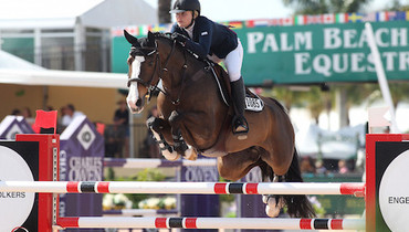 Paris Sellon and Belle win 1.45m speed at the 2015 WEF