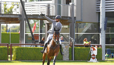 Third CSI5* Grand Prix win in past six months for Philipp Weishaupt and Coby as they dominate at Tops International Arena