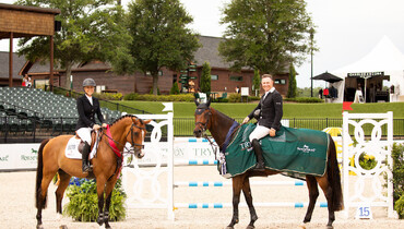 Sharn Wordley and Valentine Car best their barnmates in $37,000 Horseware Ireland Welcome Stake CSI 3*