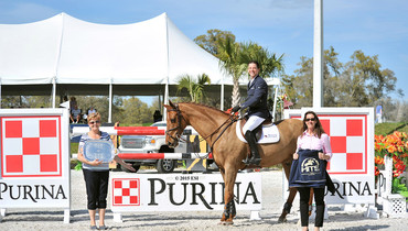 Angel Karolyi and Wings win Purina Animal Nutrition Grand Prix