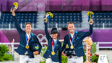 Can the Swedes get a grip on that glorious jumping gold….