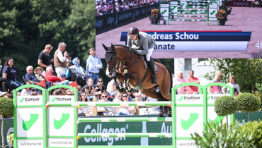 Andreas Schou and Granate win the 1.45m Itzehoer Versicherung Championat at CSI4* Hof Waterkant