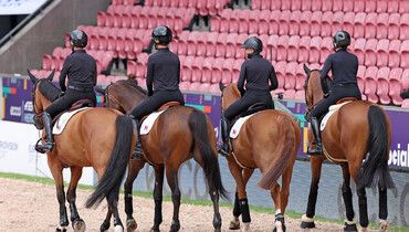 The Agria FEI Jumping World Championship ring familiarisation in images