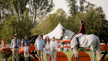 Shauna Cook wins the CSI3* Kubota Canada Winning Round