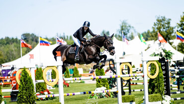 Audrey Schulze wins the CI Assante Wealth Management CSI2* Grand Prix at MLSJ Ottawa