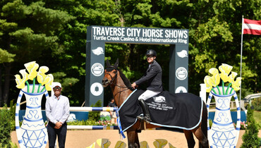 Santiago Lambre leads wire to wire in CSI3* Speed