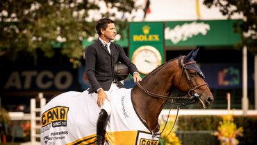 Conor Swail and Count Me In win the CSIO5* 1.60m CANA Cup at the Spruce Meadows 'Masters'