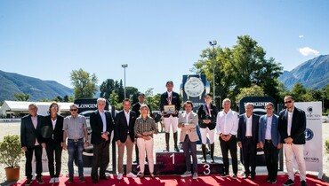 Bryan Balsiger and Dubai du Bois Pinchet best in the CSI4* 1.55m Longines Grand Prix of Ascona presented by Banca Stato