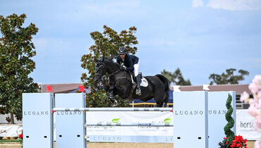 Mavis Spencer and Ekarlus BH save best for last in $100,000 Lugano Diamonds FEI Grand Prix at Split Rock Paso Robles CSI2*