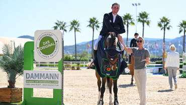 Michael Hughes and Calisto Blue kick off Autumn MET 2022 with a win in the CSI2* 1.45m Grand Prix presented by Dammann Reitplatz- u. Sportplatzbau GmbH