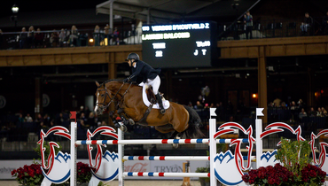 Lauren Balcomb and Verdini D’Houtveld Z clinch the win in the $75,000 John Deere Greenville Turf & Tractor Grand Prix CSI 2*