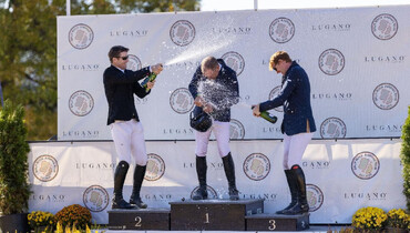 Darragh Kerins leads all-Irish podium in $100,000 Lugano Diamonds 1.50m Grand Prix CSI3* at Split Rock Fall II