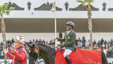 Emotional home win for Abdelkebir Ouaddar and Instanbull V.H. Ooievaarshof in the CSI4*-W 1.50m World Cup Grand Prix in Tetouan
