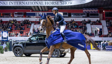 Angelica Augustsson Zanotelli and Kalinka van de Nachtegaele win Saturday's CSI5*-W 1.60m Defender Grand Trophy in Helsinki