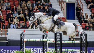 Donald Whitaker and Little Khira H top the CSI5*-W 1.50m in Helsinki