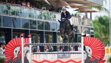 Jason Foley and Rockwell RC race to the win in the CSI2* 1.45m Grand Prix presented by Rent a Car Dénia at the Autumn MET II 2022