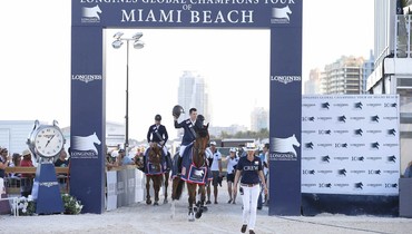 Scott Brash and Hello Sanctos create a storm in Miami Beach Grand Prix