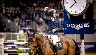 Nicholas Dello Joio makes winning Royal Horse Show debut