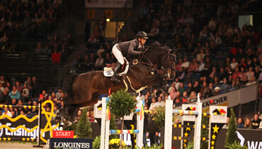 Chacanno Jra and Eiken Sato with Saturday's biggest win at Stuttgart German Masters