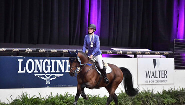 Lillie Keenan captures the win in the $40,000 CSI4*-W 1.50m Las Vegas National “All In” Speed Classic