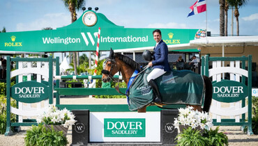 Luiz Francisco De Azevedo and Collin repeat history – taking the win in the $50,000 FEI Dover Saddlery 1.50m Classic