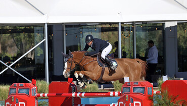 Michan uses pure horsepower to win CSI5* Speed at Desert International Horse Park